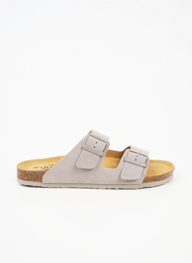 ΑΝΔΡΙΚΟ ΑΝΑΤΟΜΙΚΟ ΣΑΝΔΑΛΙ PLAKTON 175857 ΜΕ MEMORY CUSHION & ΔΙΠΛΗ ΑΓΚΡΑΦΑ