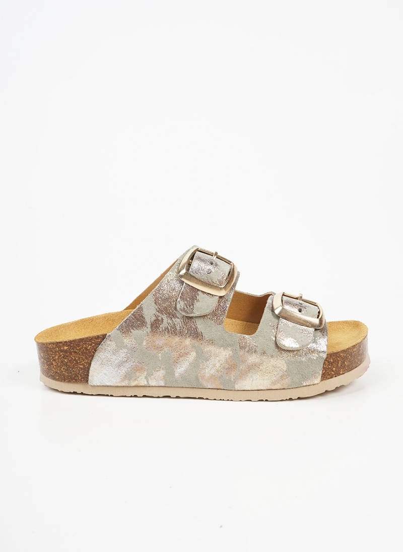 ΓΥΝΑΙΚΕΙΑ ΑΝΑΤΟΜΙΚΑ ΔΕΡΜΑΤΙΝΑ ΣΑΝΔΑΛΙΑ PLAKTON 340010 ΜΕ MEMORY CUSHION