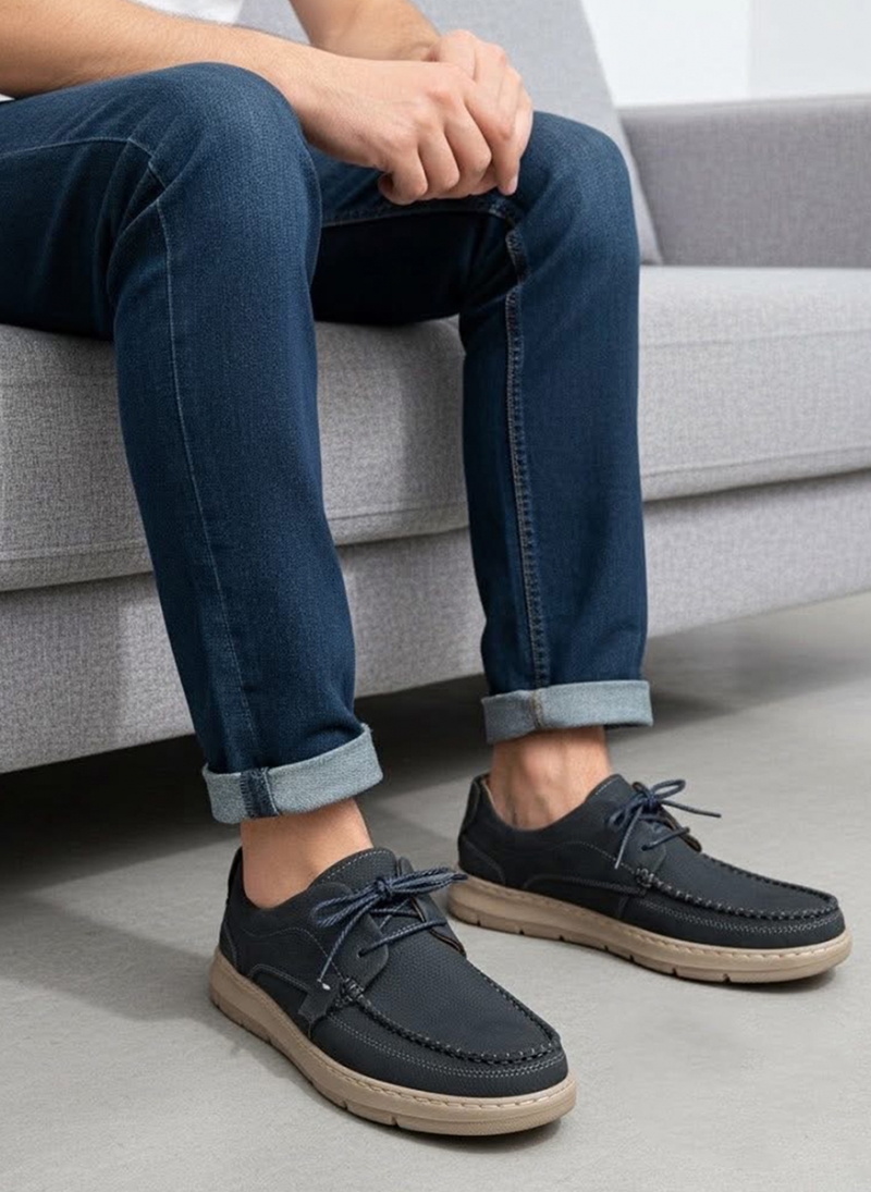 ΑΝΔΡΙΚΑ ΔΕΡΜΑΤΙΝΑ CASUAL ΔΕΤΑ ΠΑΠΟΥΤΣΙΑ