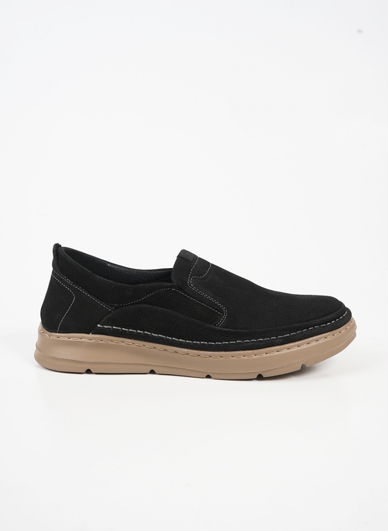 ΑΝΔΡΙΚΑ ΔΕΡΜΑΤΙΝΑ CASUAL ΜΟΚΑΣΙΝΙΑ SLIP-ON