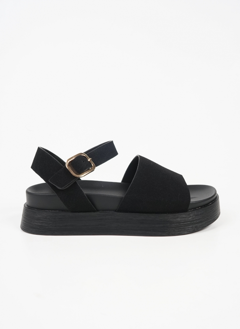 ΓΥΝΑΙΚΕΙΑ FLATFORMS ΜΕ SUEDE ΦΑΣΑ