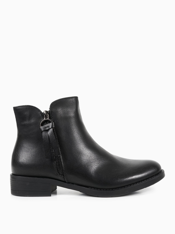 BASIC FLAT ANKLE BOOTS