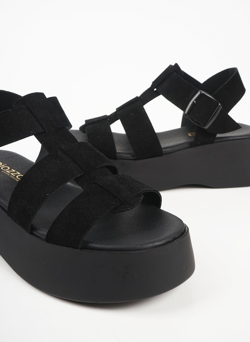 ΓΥΝΑΙΚΕΙΑ ΔΕΡΜΑΤΙΝΑ ΑΝΑΤΟΜΙΚΑ ΣΑΝΔΑΛΙΑ FLATFORM 17222