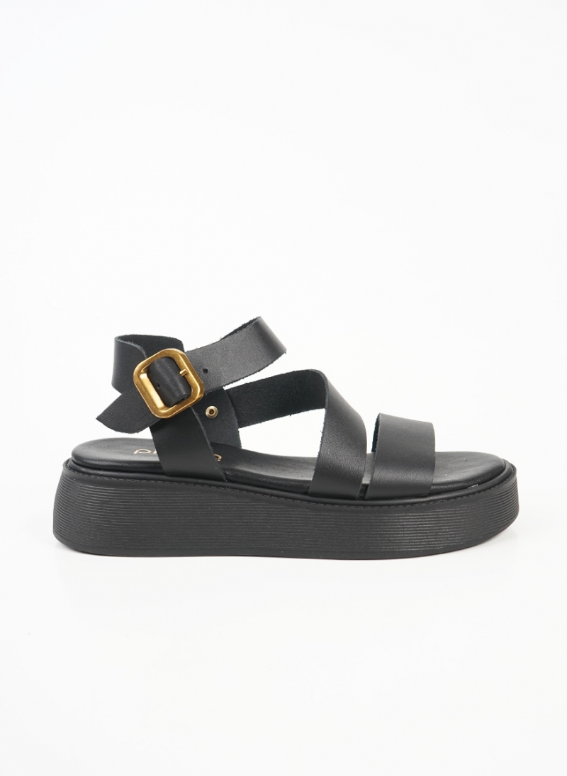 ΓΥΝΑΙΚΕΙΑ ΔΕΡΜΑΤΙΝΑ ΑΝΑΤΟΜΙΚΑ ΣΑΝΔΑΛΙΑ FLATFORM 17050