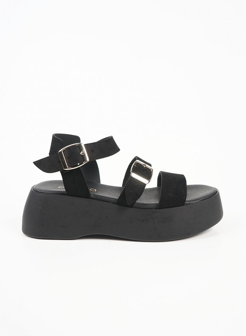 ΓΥΝΑΙΚΕΙΑ ΔΕΡΜΑΤΙΝΑ ΑΝΑΤΟΜΙΚΑ ΣΑΝΔΑΛΙΑ FLATFORM 18202