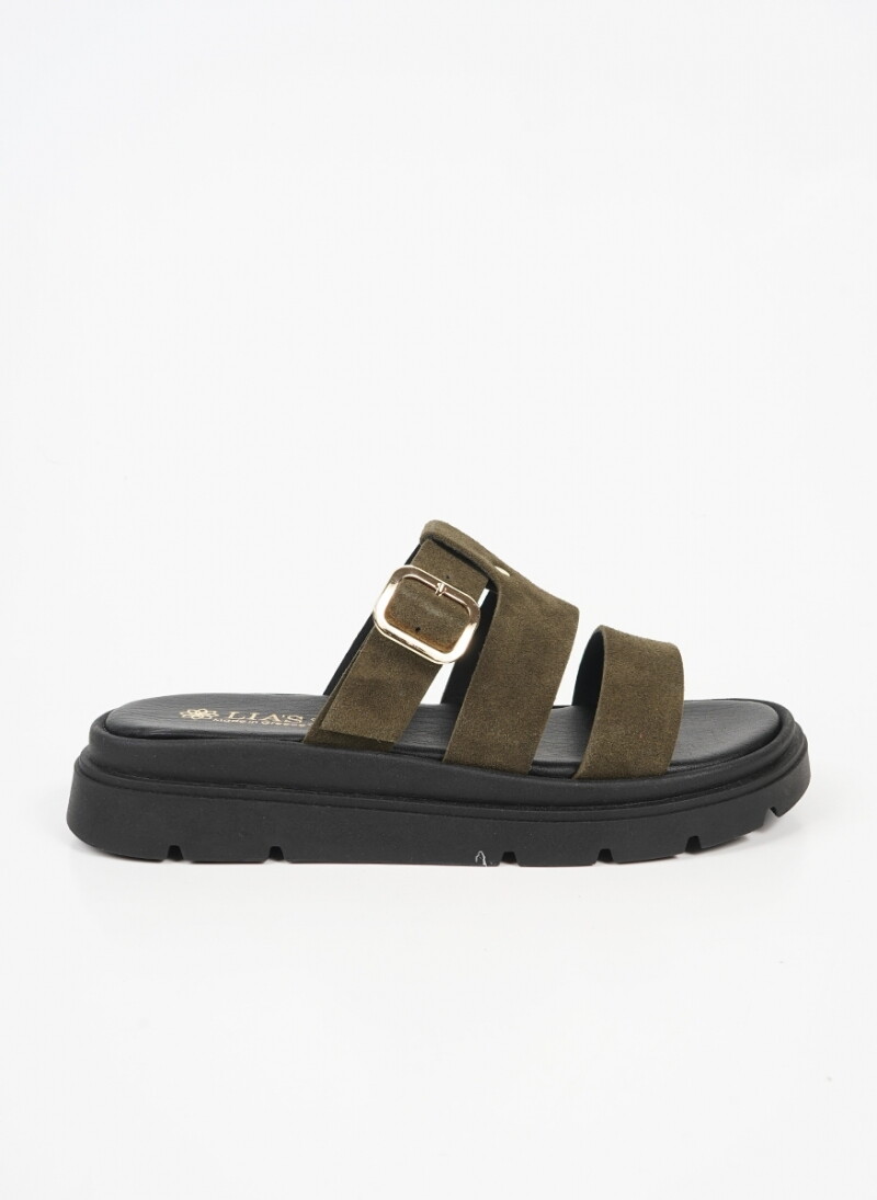 ΓΥΝΑΙΚΕΙΑ ΔΕΡΜΑΤΙΝΑ SLIDES FLATFORM
