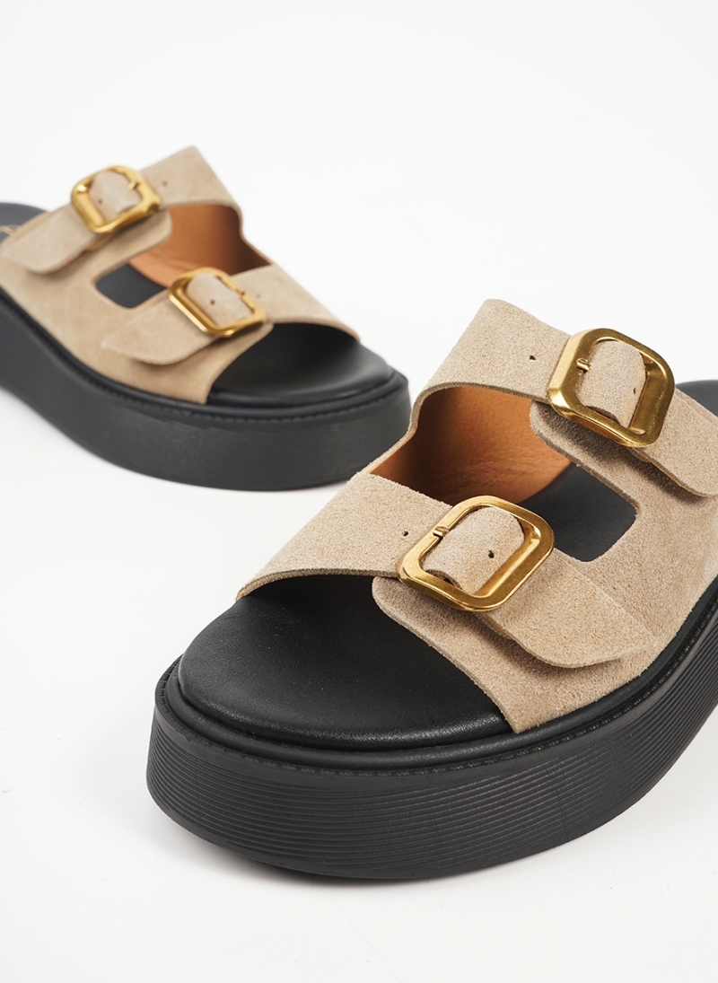 ΓΥΝΑΙΚΕΙΑ ΔΕΡΜΑΤΙΝΑ ΑΝΑΤΟΜΙΚΑ ΣΑΝΔΑΛΙΑ FLATFORM 17176