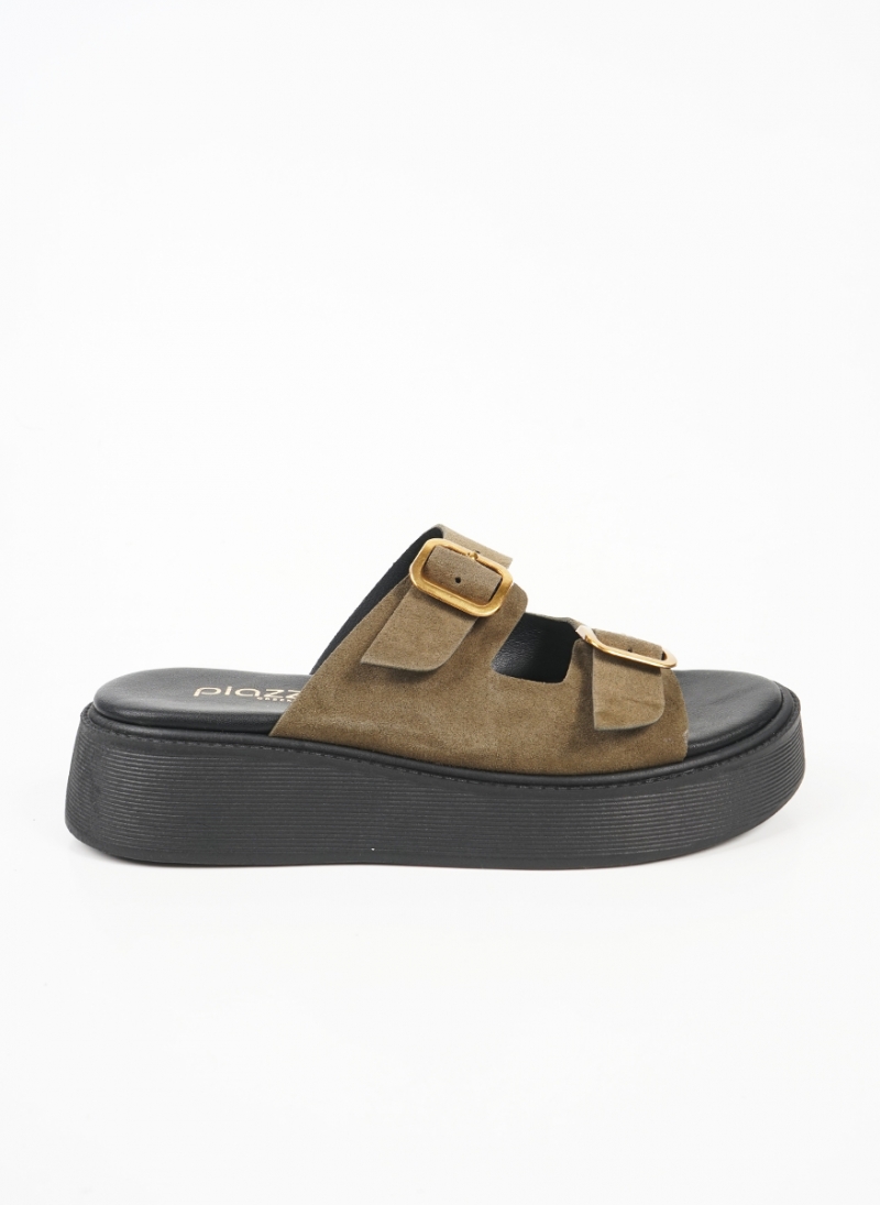 ΓΥΝΑΙΚΕΙΑ ΔΕΡΜΑΤΙΝΑ ΑΝΑΤΟΜΙΚΑ ΣΑΝΔΑΛΙΑ FLATFORM 17176