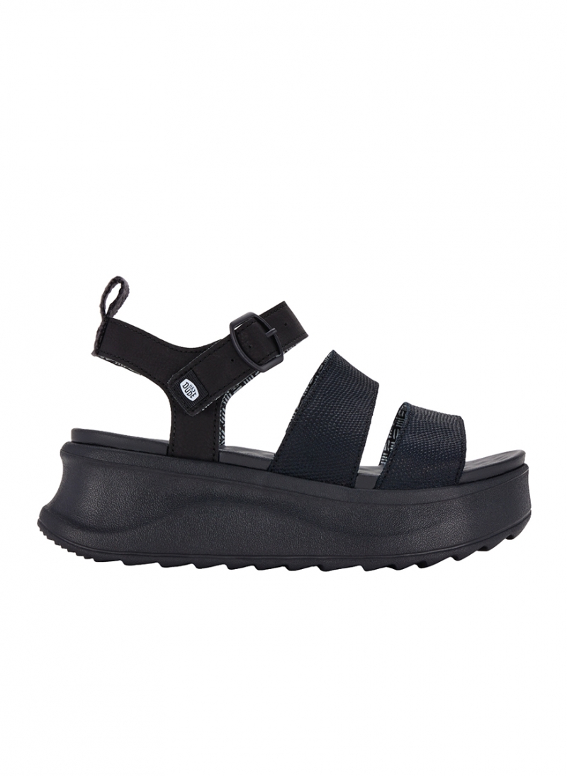 ΓΥΝΑΙΚΕΙΑ ΣΑΝΔΑΛΙΑ FLATFORM  HEY DUDE DELRAY BUCKLE CLASSIC