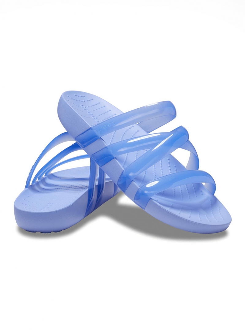 ΓΥΝΑΙΚΕΙΕΣ ΣΑΓΙΟΝΑΡΕΣ CROCS  SPLASH GLOSSY STRAPPY