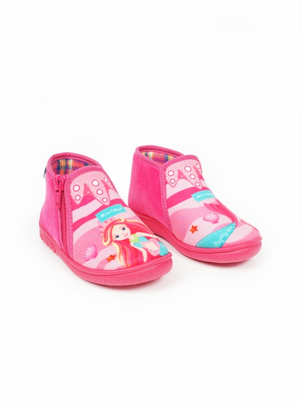 KIDS' SLIPPERS WITH ZIPPER