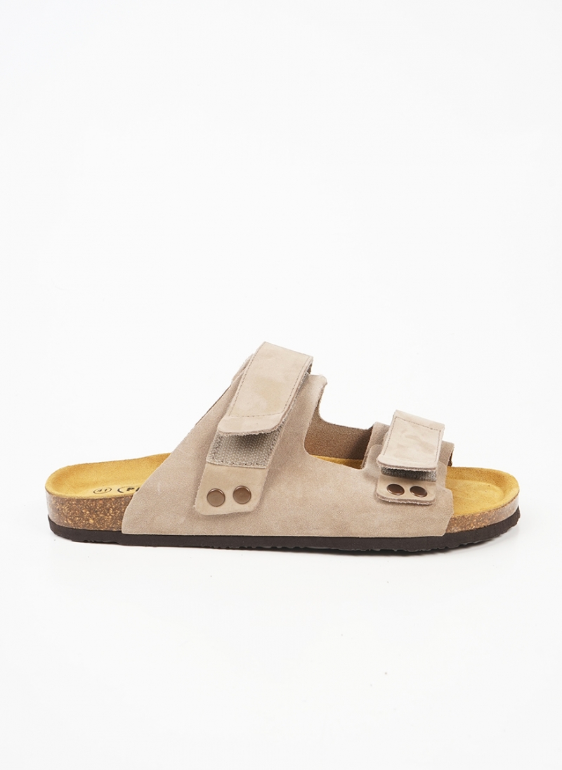 ΑΝΔΡΙΚΟ ΑΝΑΤΟΜΙΚΟ ΣΑΝΔΑΛΙ PLAKTON 176386 ΜΕ ΔΙΠΛΟ ΑΥΤΟΚΟΛΛΗΤΟ & MEMORY CUSHION