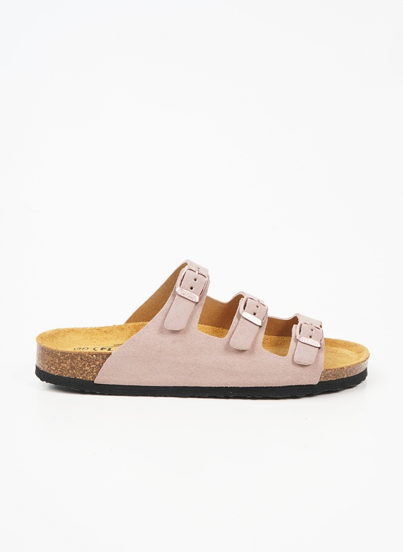 ΓΥΝΑΙΚΕΙΑ ΑΝΑΤΟΜΙΚΑ ΔΕΡΜΑΤΙΝΑ ΣΑΝΔΑΛΙΑ ΜΕ MEMORY CUSHION PLAKTON 186456