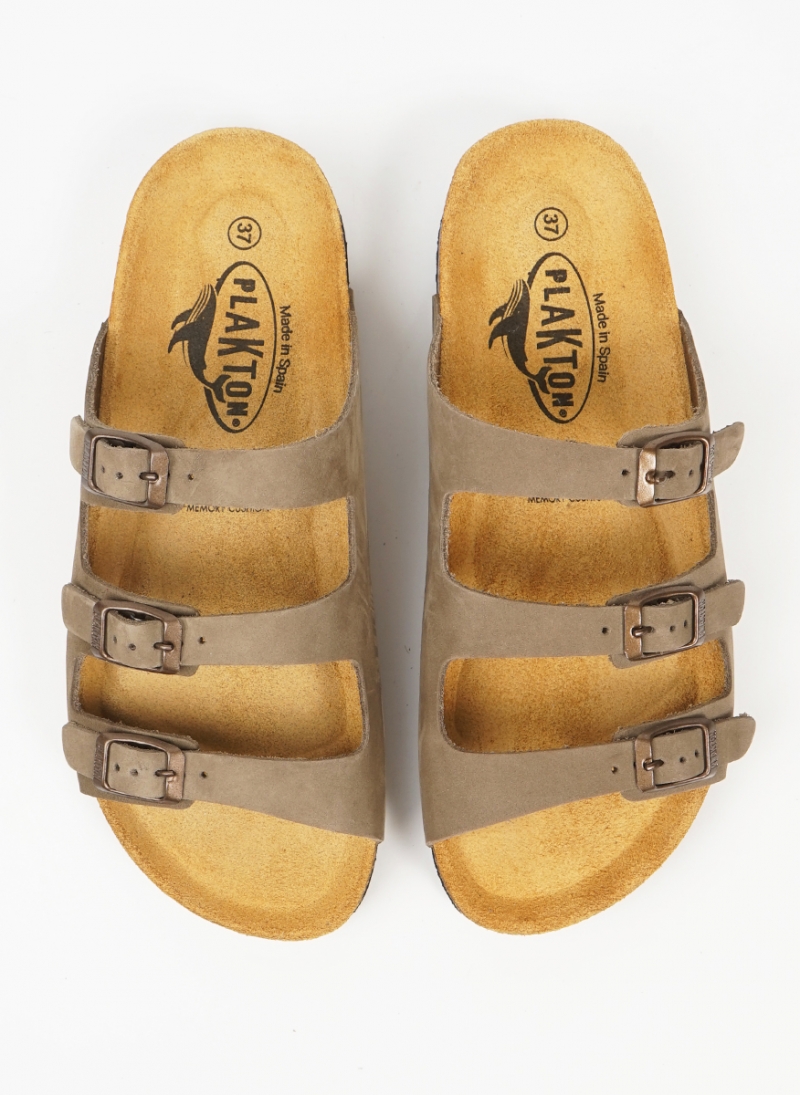 ΓΥΝΑΙΚΕΙΑ ΑΝΑΤΟΜΙΚΑ ΔΕΡΜΑΤΙΝΑ ΣΑΝΔΑΛΙΑ ΜΕ MEMORY CUSHION PLAKTON 186456