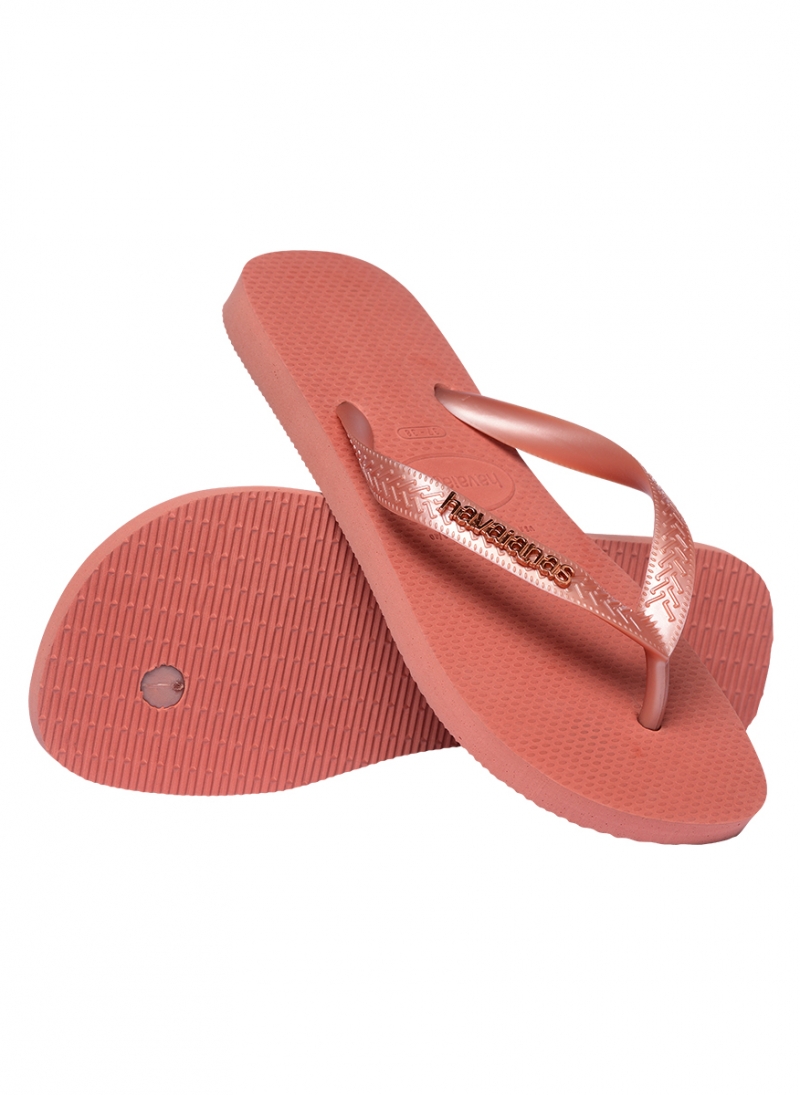 ΓΥΝΑΙΚΕΙΕΣ ΣΑΓΙΟΝΑΡΕΣ HAVAIANAS TOP LOGO METALLIC 4127244
