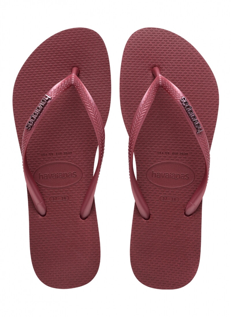 ΣΑΓΙΟΝΑΡΕΣ HAVAIANAS SLIM LOGO METALLIC