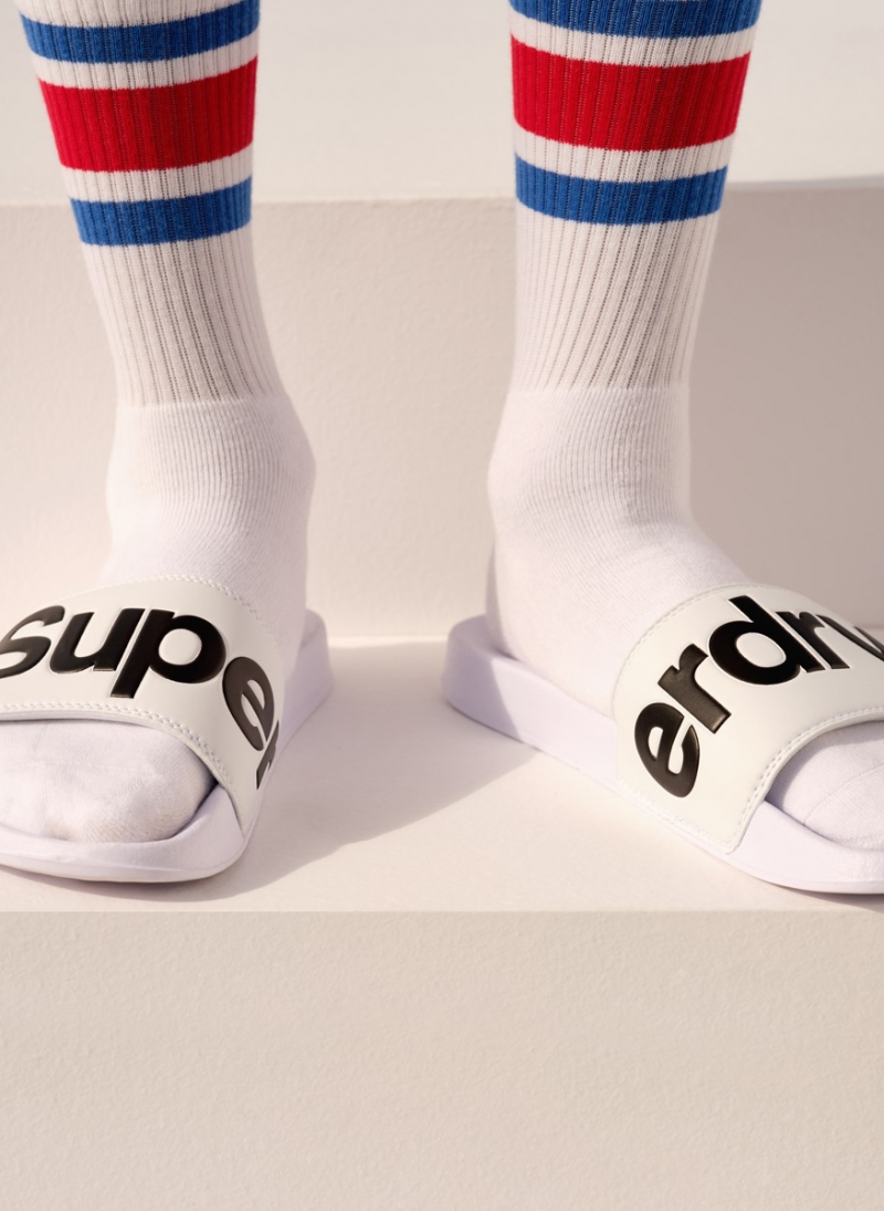 SUPERDRY CORE VEGAN POOL SLIDE