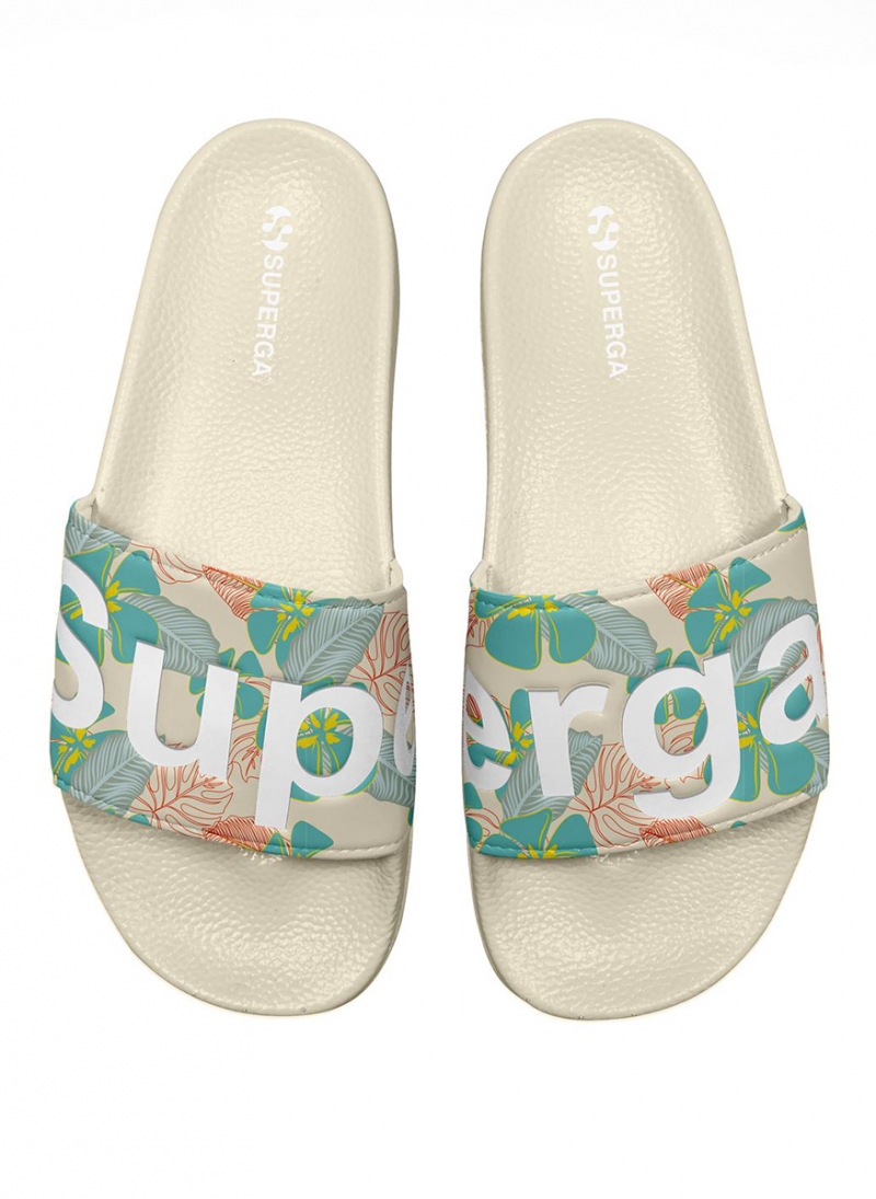 SUPERGA SLIDES HIBISCUS PRINT S2134MW