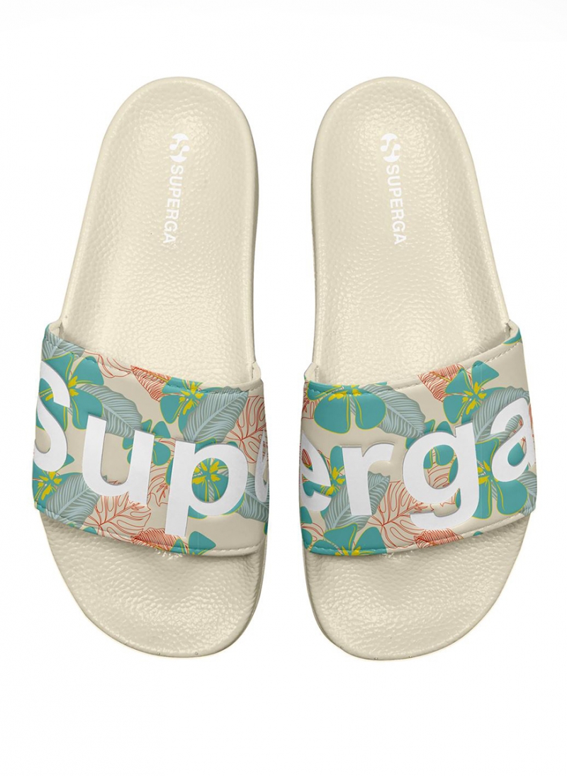 SUPERGA SLIDES HIBISCUS PRINT S2134MW