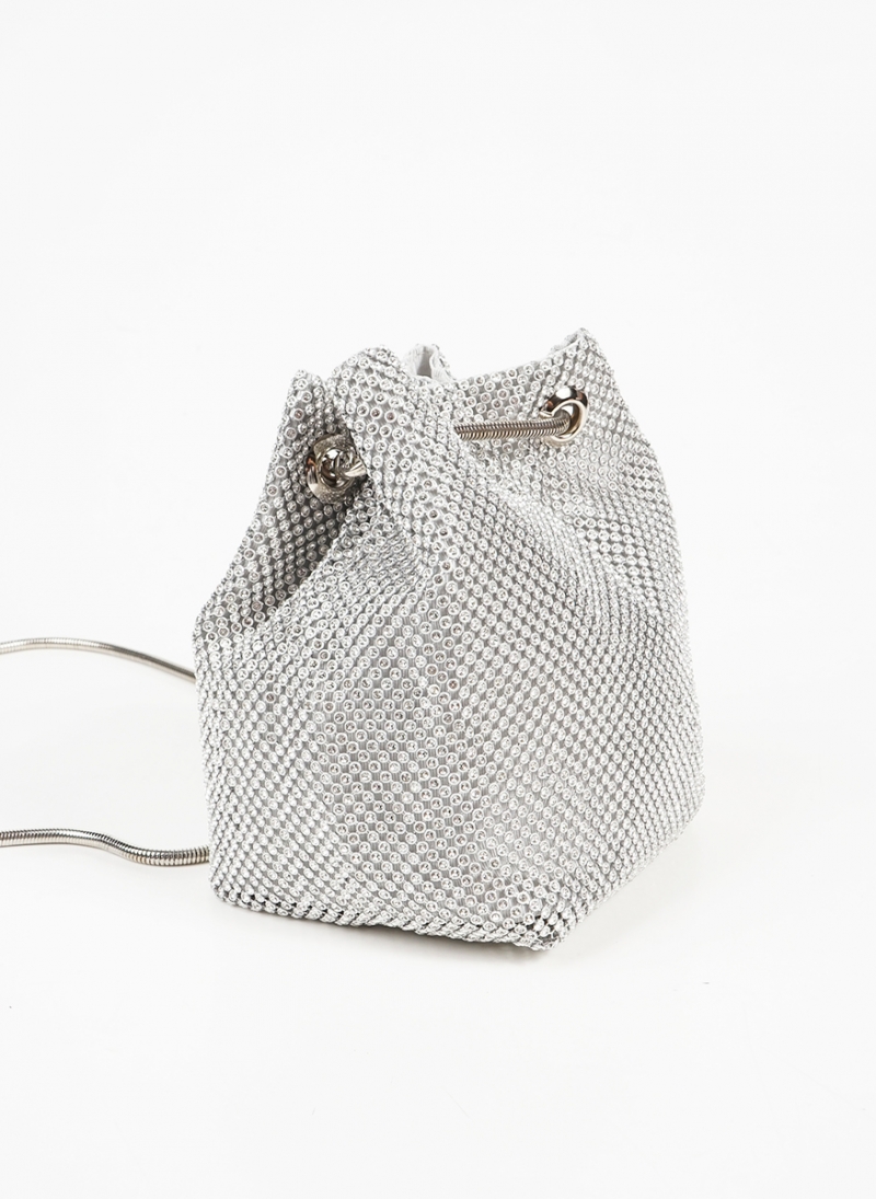 ΒΡΑΔΙΝΟ ΤΣΑΝΤΑΚΙ MINI BUCKET ΜΕ STRASS